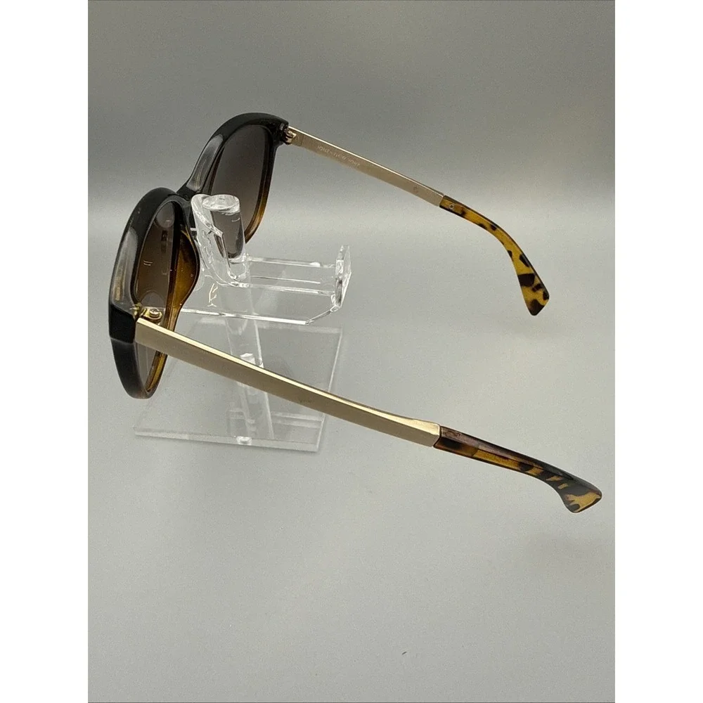 Jones New York Authentic Oversized Round  Tortoiseshell Designer Gradient UV400
